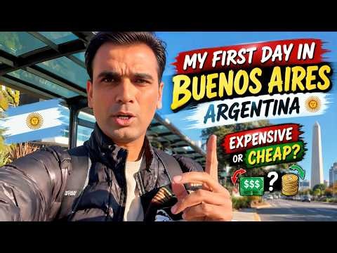My FIRST DAY in Buenos Aires 🇦🇷 | Is Argentina EXPENSIVE or CHEAP?