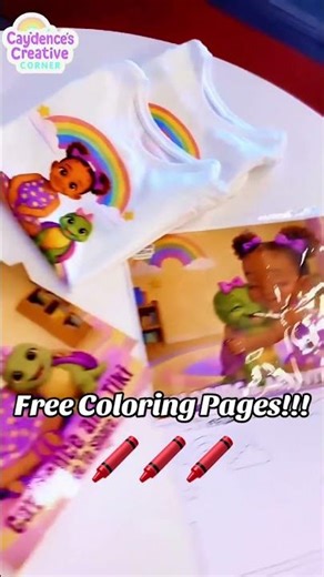 Color With Us! 🎨🐢🖍️ | FREE Printable Coloring Sheet (Kids Activity)