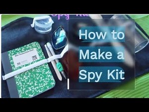 How to Make a Spy Kit pt.1 #spykids