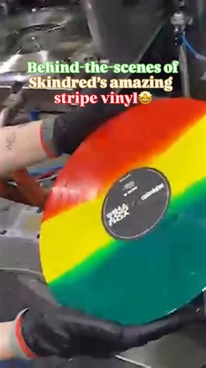 Earache Records ♠️ | Incredible to see the behind-the-scenes of Skindred’s new album ‘You Got This’ on stunning red / yellow / green stripe vinyl🤩 This vinyl... | Instagram