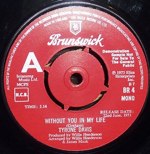Tyrone Davis - Without You In My Life