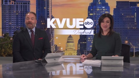 Dashcam video shows strong storms in Dripping Springs, Texas