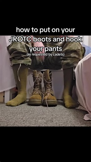 How to Put On JROTC Boots and Hook Your Pants Correctly