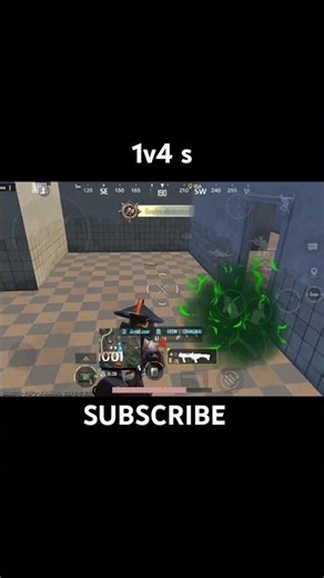 1v4 - 2 panic situations #pubgmobile #shorts #bgmi