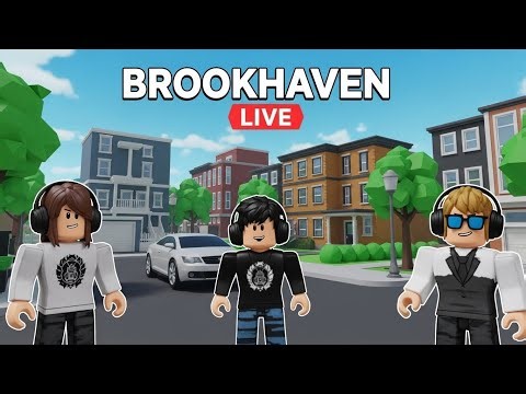 🔴 LIVE – Brookhaven RP 2025 | New Update, Public Server & Fun RP | Exploring City, Houses & Secrets