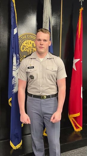 Cadet John Copeland explains his major - Intelligence in Security Studies.