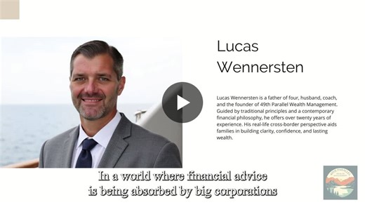 We’re proud to share an important milestone for 49th Parallel Wealth Management. We are now dually registered in both Canada and the United States, allowing us to provide compliant, coordinated… | Lucas Wennersten CFA, CFP®(Canada), CFP®(U.S.A.) | 17 comments
