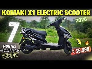 Komaki X1 Electric Scooter | 7 Months Ownership Review ⚡| Best Electric Scooter In 2025 🔥