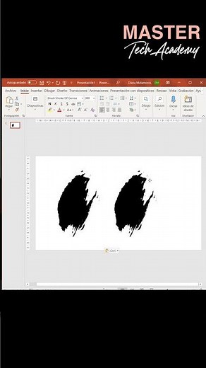 EFECTO BROCHA sin EDITOR DE VECTORES en POWERPOINT!