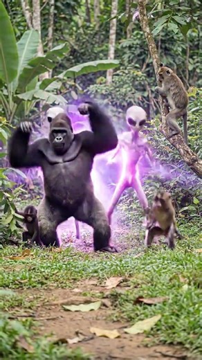 Gorilla, Monkeys & Aliens Rave Dance