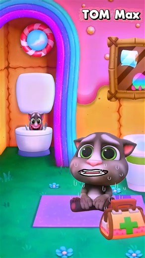 Mamaa Help me My Talking Tom 2 🤯 #shorts #tom #cute #challenge #cat #mytalkingtom2 #trending