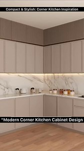 Compact & Stylish: Corner Kitchen Inspiration (2) Modern Corner Kitchen Cabinet Design | Dhiman wood work