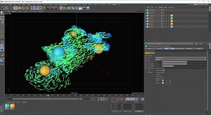X-Particles Public Release 2018 - Our new List option in the xpAttractor Modifier lets you add additional attraction targets for the particles. This enables you to create unique particle to object interactions that have previously not been possible. #CreateLikeNeverBefore | X-Particles