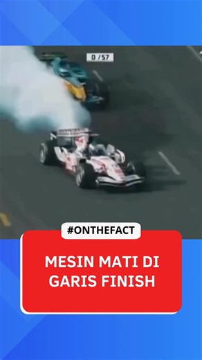 OnTheFact on Instagram: "Mobil F1 bisa mati mesin tepat di garis finish karena aturan & strategi bahan bakar. 🏁 #F1 #Motorsport #TeknisBalap #onthefact"