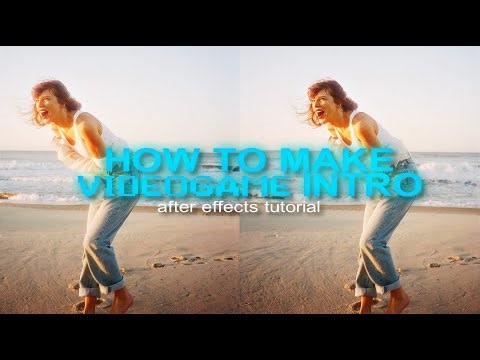 How To Make Video Game Intro || After Effects Tutorial