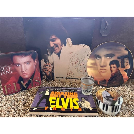 Elvis Presley Memorabilia Large Lot Music Box Cds DVD Books Collector Plate Tin - Etsy