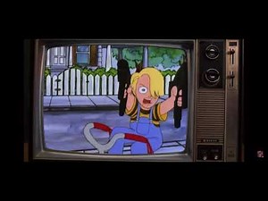 Dennis the menace shoots up Mr Wilson’s house
