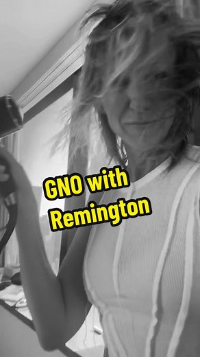 Getting ready for my #girlsnightout with @remington_us multi-style #hairdryer ! Lets gooo 🤘🏾🤘🏻🤘🏿❤️ #debbiegibson #remingtonone