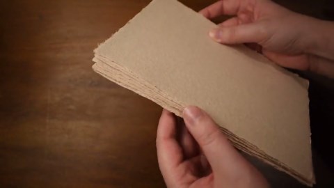 Handmade Paper "iced Tea", Bundle of Deckled-edge A5 Paper - Etsy