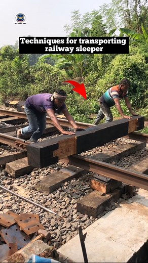 Techniques for transporting railway sleeper | Md Abdul Haiy