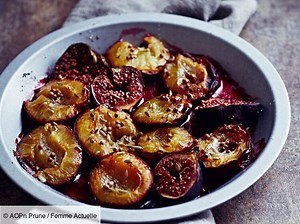 Prunes rôties aux épices : découvrez les recettes de cuisine de Femme Actuelle Le MAG