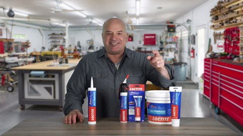 (4 pack) Loctite Power Grab Construction Adhesive All Purpose, Pack of 1, White 9 fl oz Cartridge