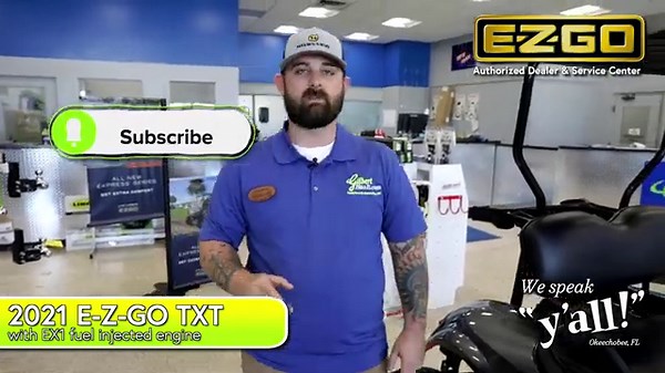 ALL NEW 2021 E-Z-GO TXT EX1 GOLF CAR Walkaround