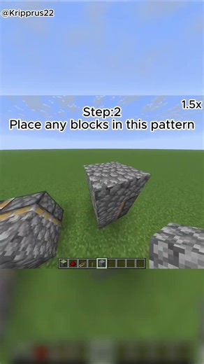 *BEST* way to make an automatic 2x2 Minecraft door! #minecraft #minecrafttutorial