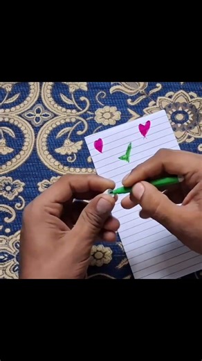 pocket Love letter making A4 size paper notebook in short video