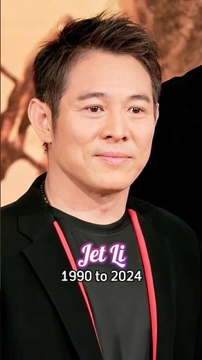 Jet Li evolution from 1990 to 2024