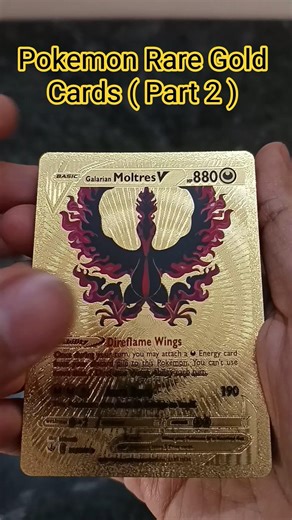 Pokemon Rare Gold Cards ⚡🤩🔥 #shorts