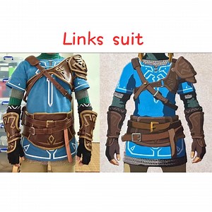Handmade the Legend of Zelda Link Cosplay Suit, Custom Breath of the Wild Link Costume, Full Set Leather Link Cosplay Armour - Etsy