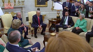 Two days before President Trump signed an executive order all but eliminating VOA, journalist Patsy Widakuswara was working her White House beat when Trump asked her a question that she says made her heart sink."“Who are you with?” https://cbsn.ws/3E1fSiY | 60 Minutes