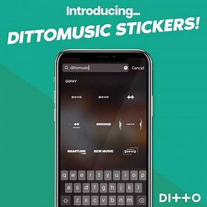 12 reactions | Ditto Stickers are now available for your Facebook and Instagram Stories!  Here’s how to find them  1️⃣ Load up Stories. 2️⃣ Tap the Sticker button. 3️⃣ Tap GIFs. 4️⃣ Search ‘Ditto Music’. 5️⃣ Pick some Stickers! Don’t forget to tag us @Ditto Music and we’ll share our favourites to our stories! | Ditto Music | Facebook