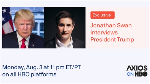 Preview: “Axios on HBO” interviews President Trump