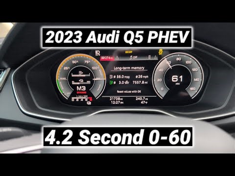 2023 Audi Q5 2.0t PHEV 0-60 (Launch Control)