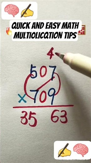 quick and easy math multiplication tips #math #mathematics #eduation #shortsfeed #shorts #school