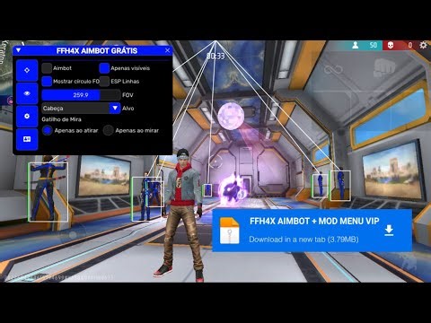 PAINEL FFH4X AIMBOT + MOD MENU | ANDROID E IOS(IPA) SCARLET HEADTRICK GRÁTIS LINK DIRETO ATUALIZADO