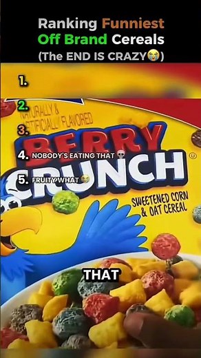 ranking best off brand cereals 💀😭