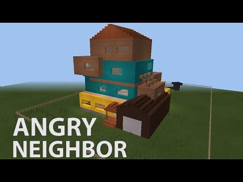 ANGRY NEIGHBOR Gameplay trailer in Minecraft