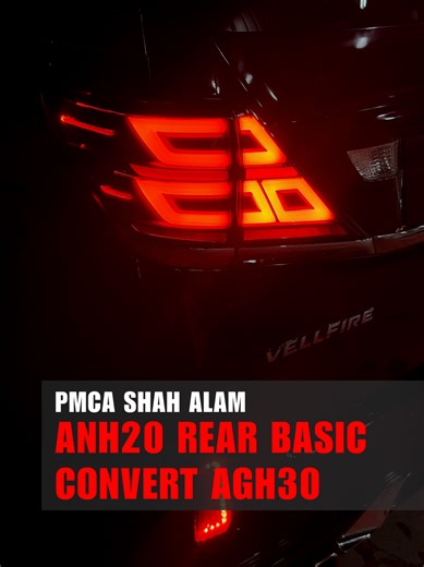 ANH20 REAR BASIC CONVERT AH40!? HARI RAYA BEST LOOK!?🤩🤩 #SHAHALAM #VELLFIRE #ALPHARD #dashboard #marblefloor #accessories #anh20convertah40 #HARIRAYA