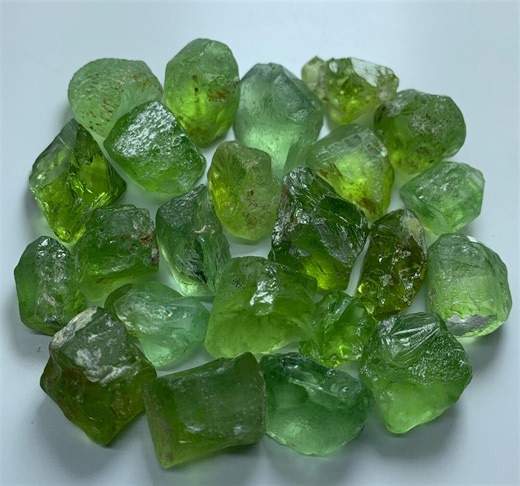 Raw Peridot Gemstones • Natural August Birthstone, Lapidary Rough (162 Ct) - Etsy