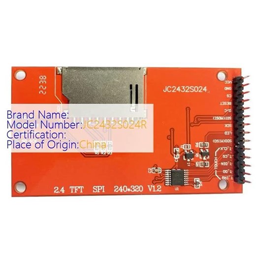 . Inch SPI TFT LCD Touch Display ILI 0x0