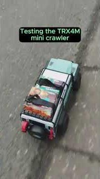 Unboxing & Testing this Traxxas mini Crawler! #rc