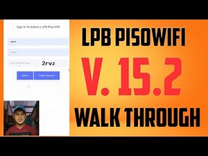 WALK THROUGH | LPB PISO WIFI V.15.2