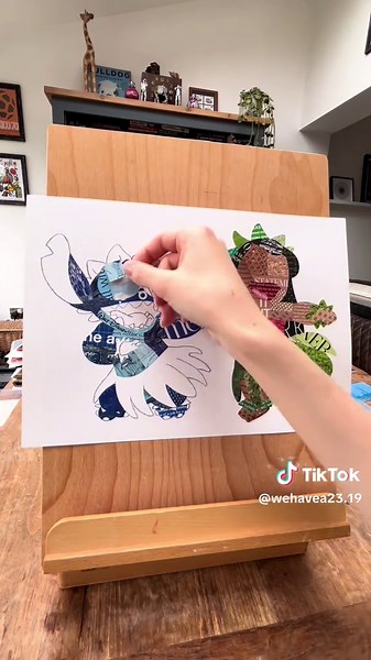 Lilo & Stitch Collage Art Inspiration