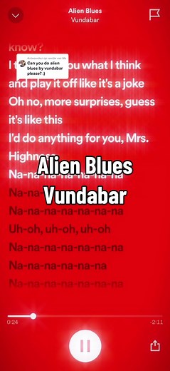 Antwoorden op @Me Alien Blues - Vundabar #alienblues #vundabar #sad #spotify #lyrics #spedup #spedupsounds #spedupaudios #spedupsongs #audio #sound #song #fyp #fy #foryou #viral #xyzbca #trending