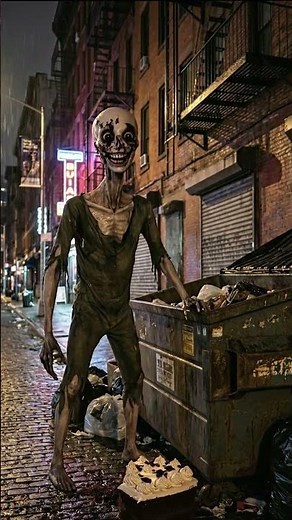 Is this THE RAKE?! Terrifying Creature Sighting in NYC Alley! (IT LAUGHED)