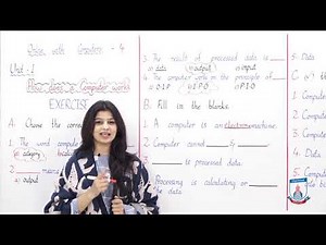 Class 4 - Computer Studies - Chapter 1 - Lecture 3 Exercise (part 1) - Allied Schools