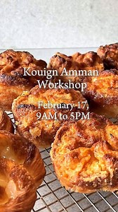 12K views · 99 reactions | Learn to make the beloved pastry from Brittany in our KOUIGN AMMAN WORKSHOP on FEBRUARY 17 (Monday)  Enroll in this hands-on & in-person workshop at henysison.com, or: ☎️ Call us at 63-2-8726-5316 ✉️ Send us a direct message or e-mail us at info@henysison.com Chef Juan Carlo Estagle also teaches Puff Pastry Brioche Dough and demonstrates how to turn it into Danish Bretzels and a Monroe Loaf. | Heny Sison Culinary School | Facebook